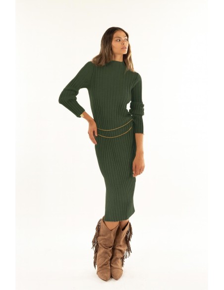 Vestido comprido Lupetto Kontatto