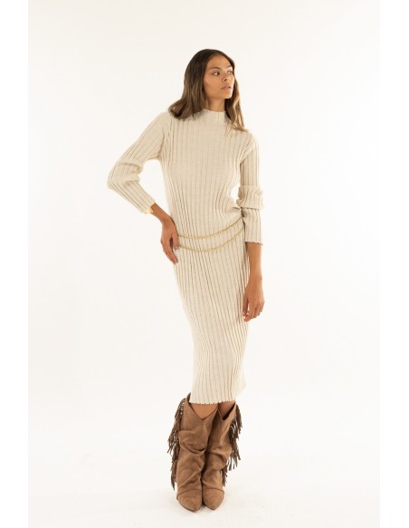 Vestido comprido Lupetto Kontatto