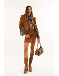 Minissaia de camurça Kontatto