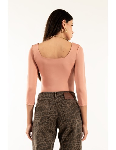 Body de gola quadrada Kontatto