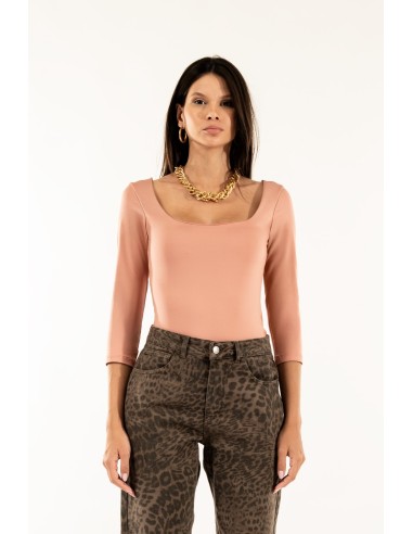 Body de gola quadrada Kontatto