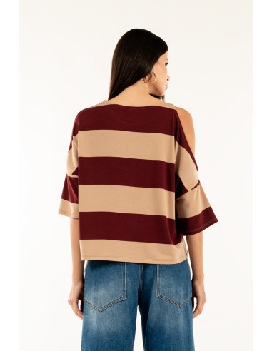 Blusa com corte mono Riga Kontatto