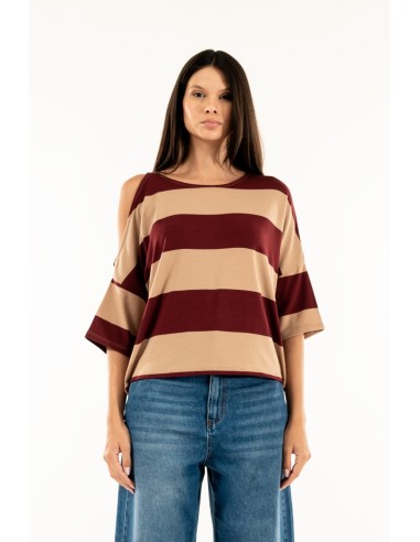 Blusa com corte mono Riga Kontatto