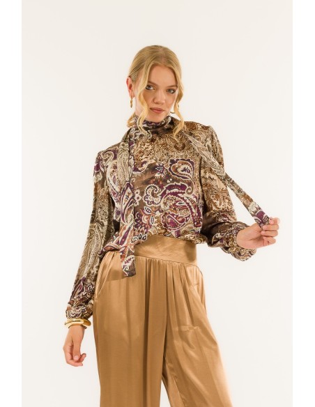 Blusa com laço nas costas Kontatto