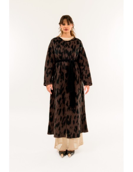 Casaco comprido com pintas Kontatto