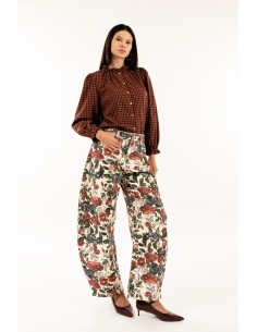 Calças estampadas Kontatto