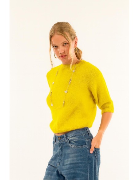 Gola redonda de manga curta Kontatto