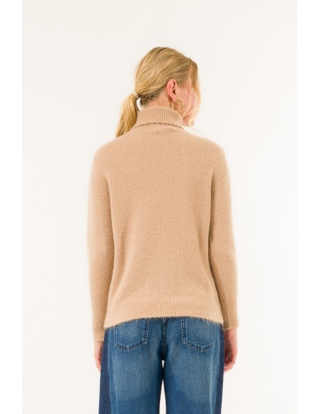 Gola alta Kontatto de manga comprida