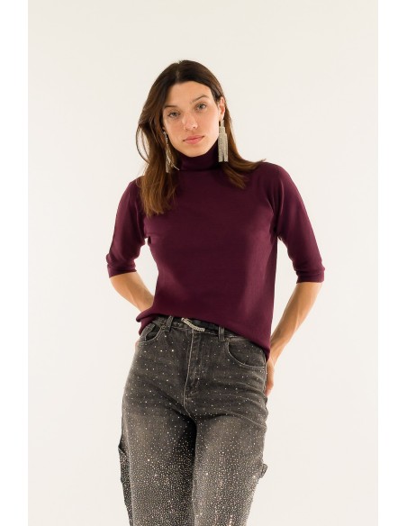 Gola alta de manga curta Kontatto