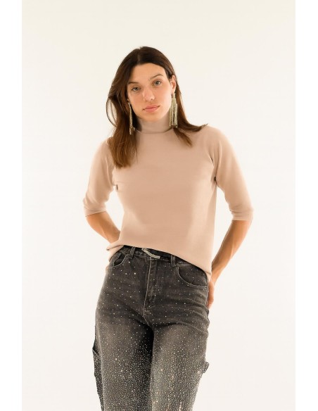 Gola alta de manga curta Kontatto