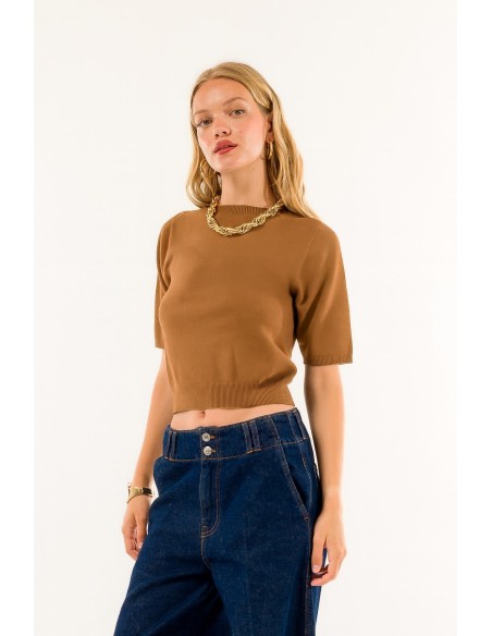 Gola redonda de manga curta Kontatto