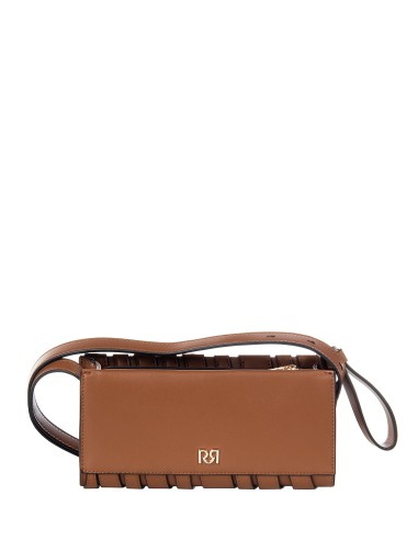 Bolsa de couro com ilhós e argolas cravejados Rinascimento