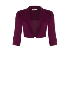 Bolero aberto em crepe de mergulho Rinascimento Curvy