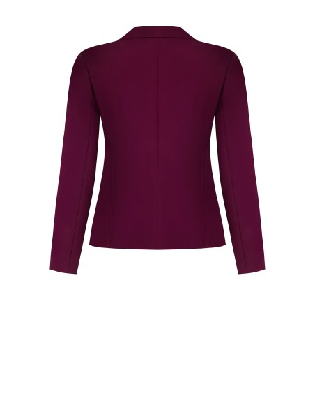 Blazer de tecido técnico com 1 botão Rinascimento Curvy