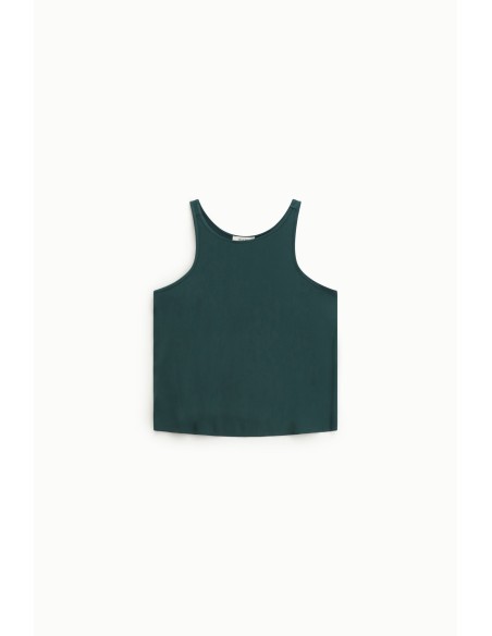 Top com decote redondo e alças largas Dixie