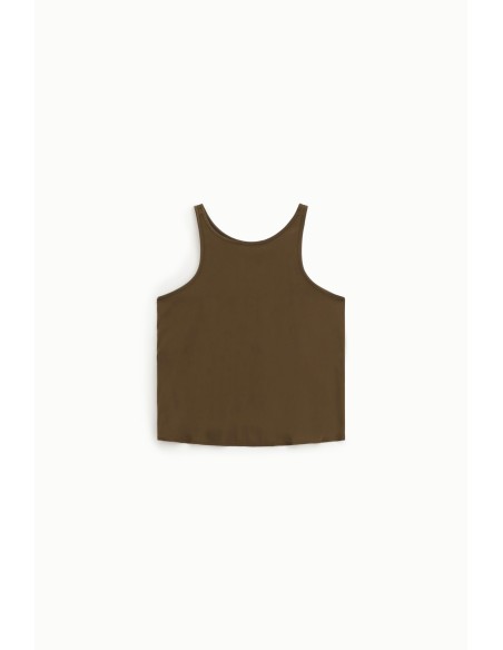 Top com decote redondo e alças largas Dixie