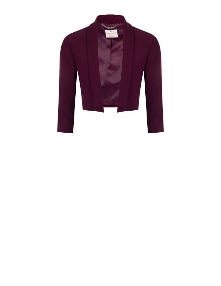 Bolero de tecido técnico aberto Rinascimento