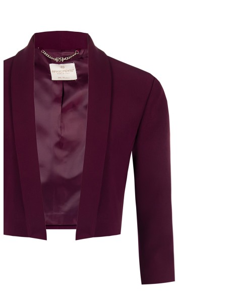 Bolero de tecido técnico aberto Rinascimento