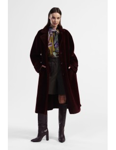 Casaco comprido com botões e cinto Dixie