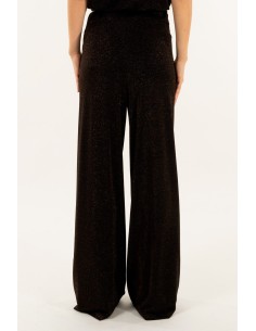 Calças palazzo em lurex Kontatto 2
