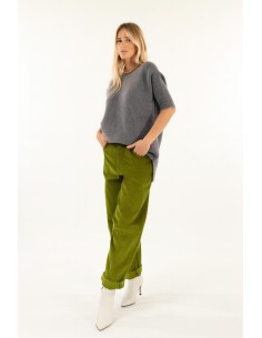 Calças balão de veludo Kontatto 2