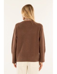 Camisola com gola redonda e gola redonda Kontatto 2