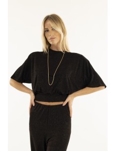 Blusa com gola redonda Kontatto