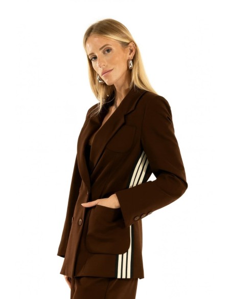 Casaco trespassado Banda Kontatto