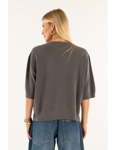Camisola de manga curta com decote em V Kontatto 2