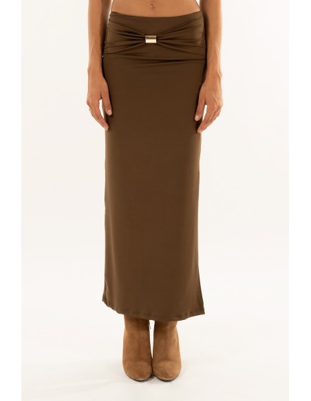 Saia longa com fendas Kontatto