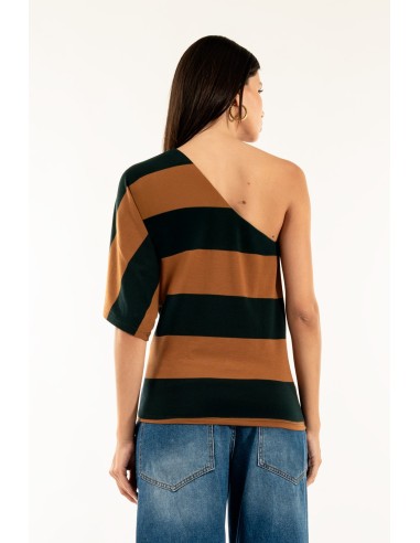 Blusa de um ombro só Kontatto Riga