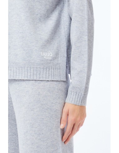 Camisola de cor sólida Liu Jo