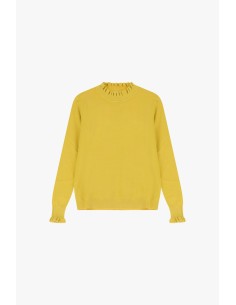 Malha Dixie com gola e punhos enrolados 2