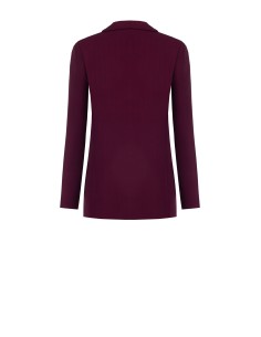 Rinascimento Blazer de crepe fluido sobre casaco 2