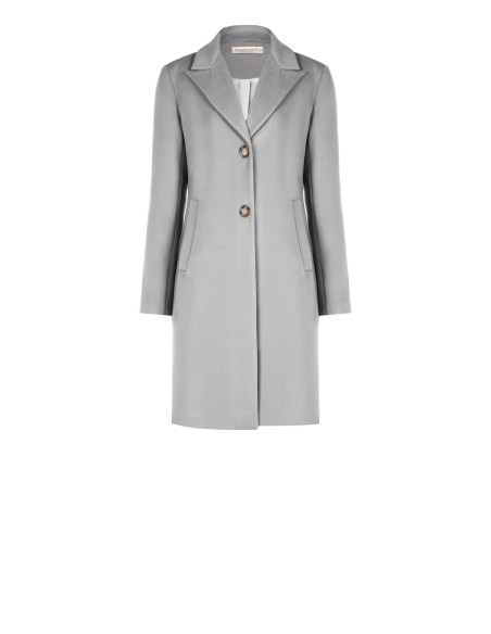 Casaco de comprimento médio em veludo Rinascimento