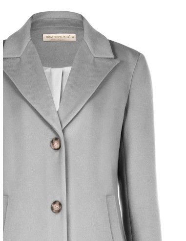 Casaco de comprimento médio em veludo Rinascimento