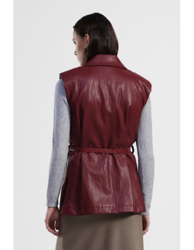 Colete comprido com cinto e costas largas Dixie