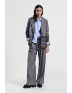 Calças Dixie Striped Cropped Palace