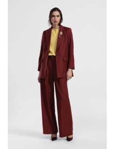 Calças Palace às riscas, com dardos e laços Dixie