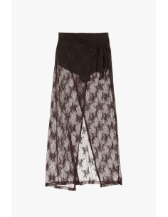 Saia comprida de renda com nó à frente Dixie 2