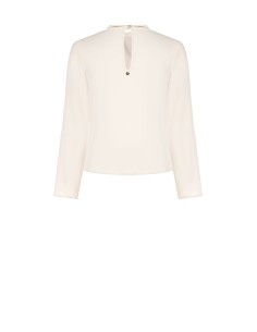 Blusa drapeada de cetim larga e fluida Rinascimento 2