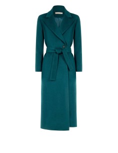 Casaco comprido de veludo com cinto coordenado Rinascimento