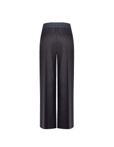 Calças Palazzo com cintura elástica com cordão Rinascimento 2