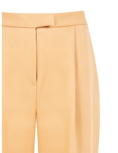 Calças Polyviscose Palace com pregas e bolsos Rinascimento