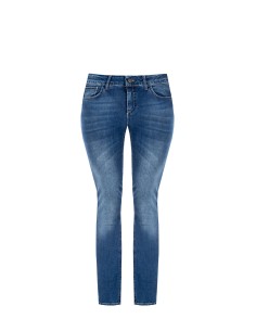 Calças de ganga Flare Curvy com strass no bolso de trás Rinascimento Curvy