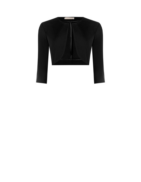 Bolero de tecido fluido aberto Rinascimento