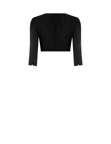 Bolero de tecido fluido aberto Rinascimento