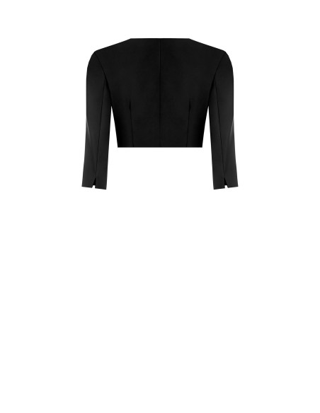 Bolero de tecido fluido aberto Rinascimento