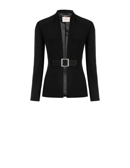 Blazer em tecido técnico com fivela Rinascimento