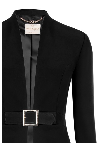 Blazer em tecido técnico com fivela Rinascimento